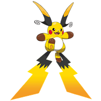 Арт покемона Мега-Райчу X (Mega Raichu X)