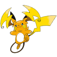 Арт покемона Мега-Райчу Y (Mega Raichu Y)