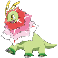 Арт покемона Мега-Меганиум (Mega Meganium)