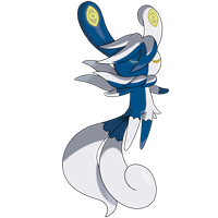 Арт покемона Мега-Мяустик (Mega Meowstic)