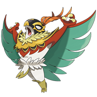 Арт покемона Мега-Холуча (Mega Hawlucha)