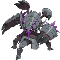 Арт покемона Мега-Голизопод (Mega Golisopod)