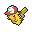 Миниспрайт покемона Пикачу в кепке партнёра (Pikachu Partner Cap) в игре UltraSun & UltraMoon