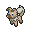 Миниспрайт покемона Сумеречный Рокруфф (Dusk Rockruff) в игре UltraSun & UltraMoon