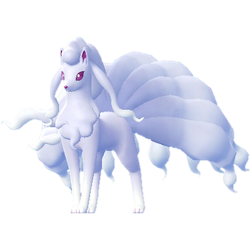 Модель покемона Алоловский Найнтейлз (Alolan Ninetales), Шайни в игре Sword & Shield