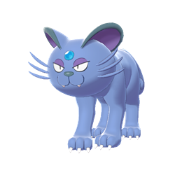 Модель покемона Алоловский Персиан (Alolan Persian), Шайни в игре Sword & Shield