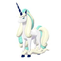 Модель покемона Галарская Рапидаш (Galarian Rapidash), Шайни в игре Sword & Shield