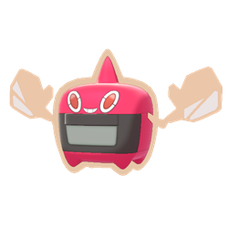 Модель покемона Ротом-Микроволновка (Heat Rotom), Шайни в игре Sword & Shield