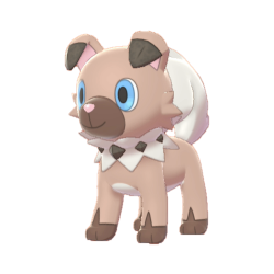 Модель покемона Сумеречный Рокруфф (Dusk Rockruff) в игре Sword & Shield